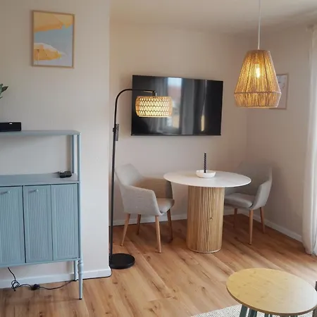 Appartement Coastal-boho Balkon 5 Min Zum Hafen - Butze 6 *